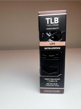 The Lip Bar Cocoa Cooler Satin Lipstick — Vegan Beauty Lipstick in Brown